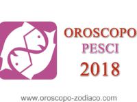 Oroscopo Pesci 2018